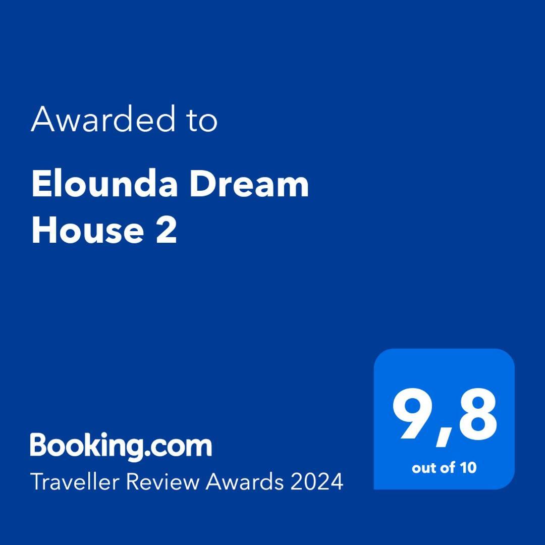 Elounda Dream House 2 Leilighet Eksteriør bilde